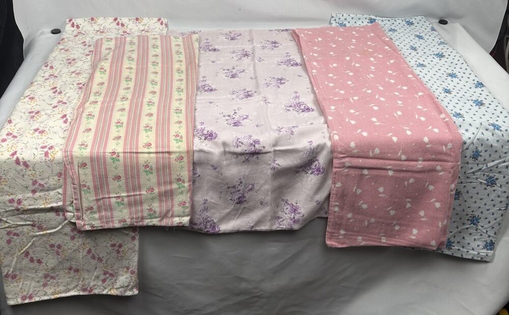 Vintage Bundle Of 5 Pillow covers. linens